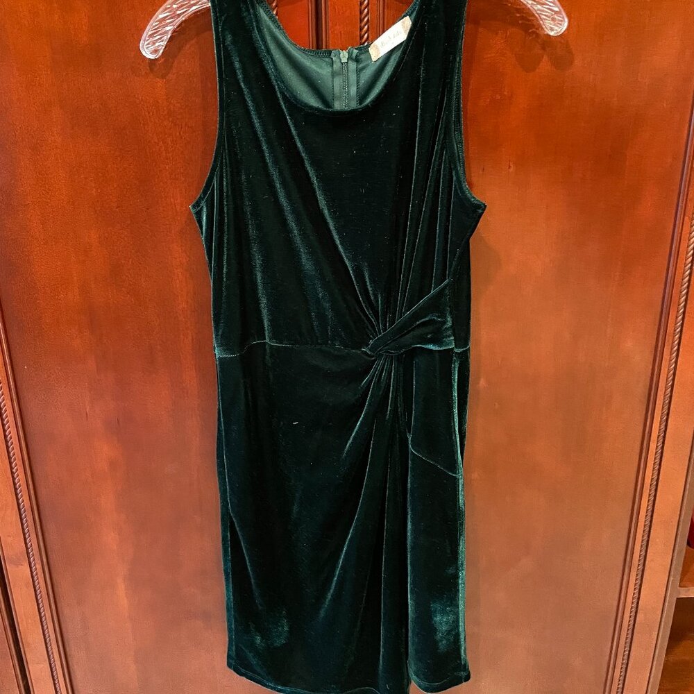ALTAR'D STATE Emerald Green, Faux Wrap, Velvet Sheath Dress, Size M